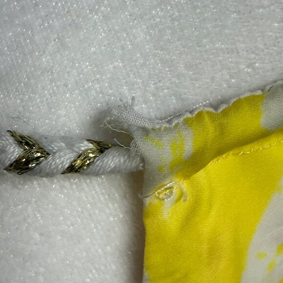 Lilly Pulitzer for Target Pineapple Chain Halter Top Yellow White – Women’s Smal - Picture 4 of 9